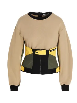 Ambush Contrasting Bodice Detailed Sweater