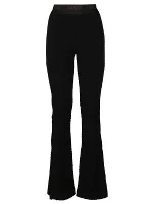 Ambush High Waist Logo-Waistband Trousers