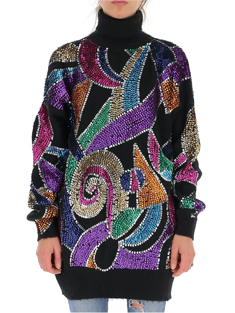 Amen Embellished Knit Jumper