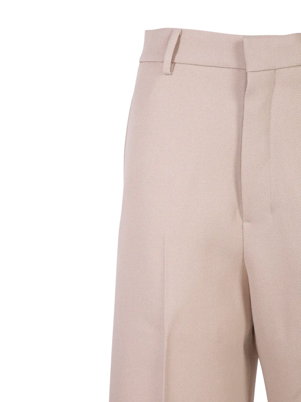 AMI Cropped-Leg Trousers