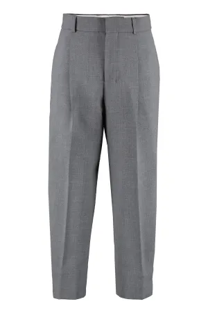 AMI Cropped Tapered Pants