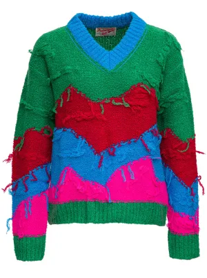 Andersson Bell Mountain Intarsia V-Neck Sweater