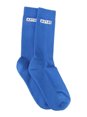 ANT45 Logo Detailed Crew Socks