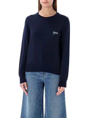 A.P.C. Logo EmBroidered Knit Jumper
