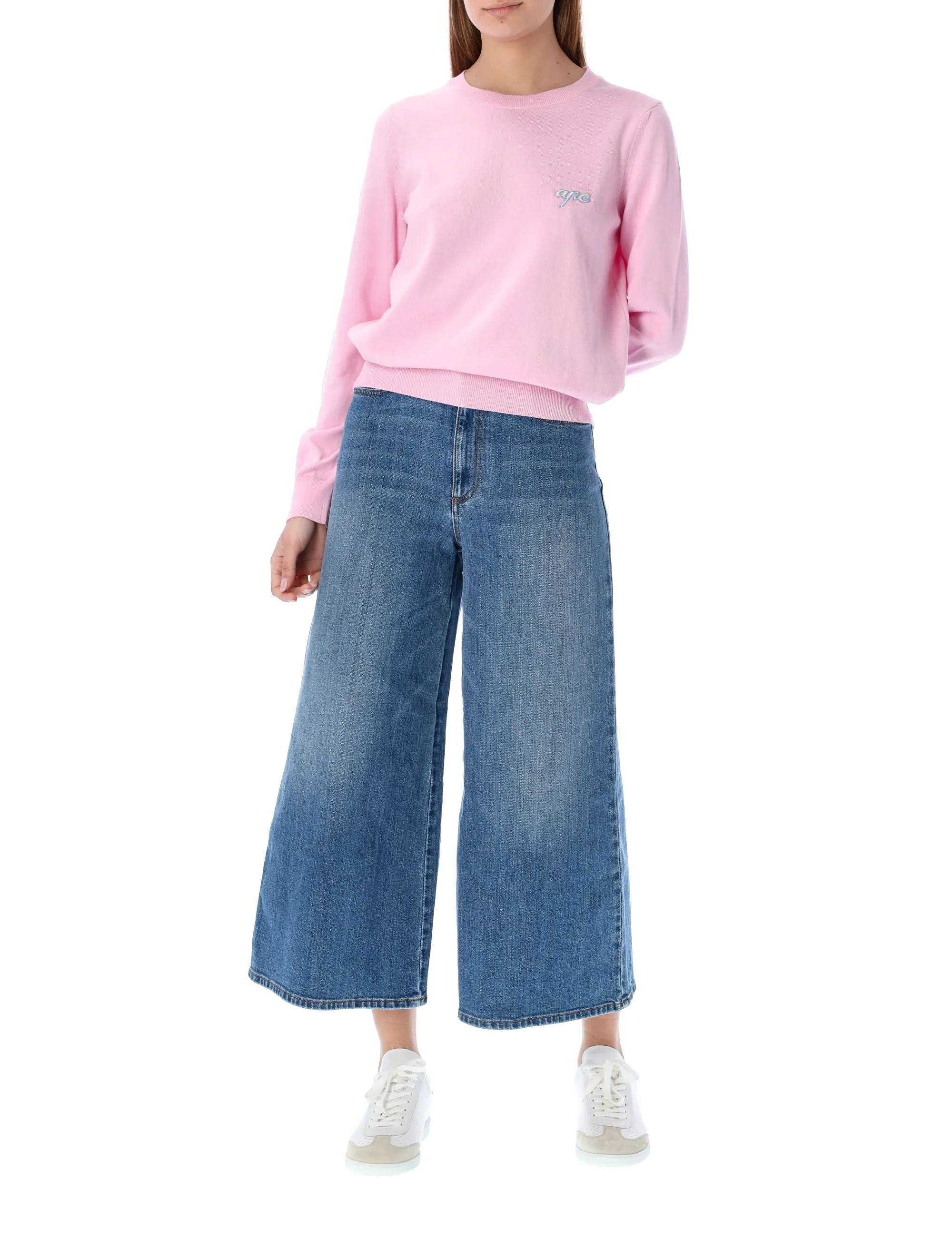 A.P.C. Logo Embroidered Knit Jumper
