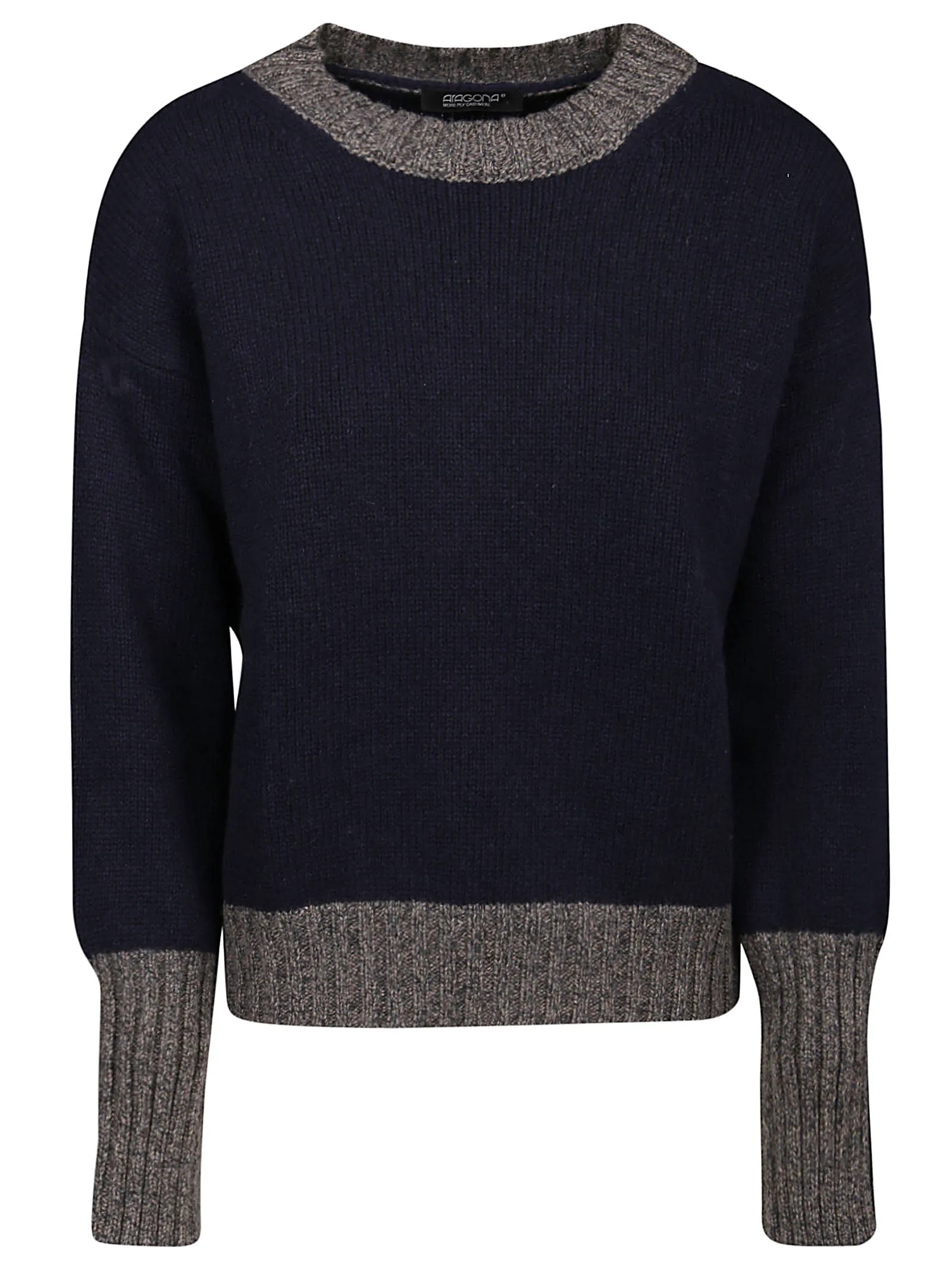 Aragona Contrast Trim Knit Jumper