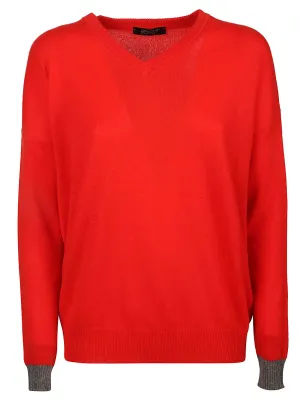 Aragona V-Neck Knit Jumper