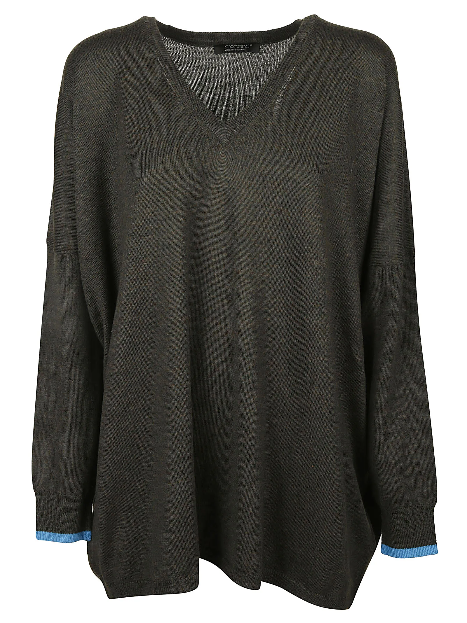 Aragona V-Neck Loose Knit Sweater
