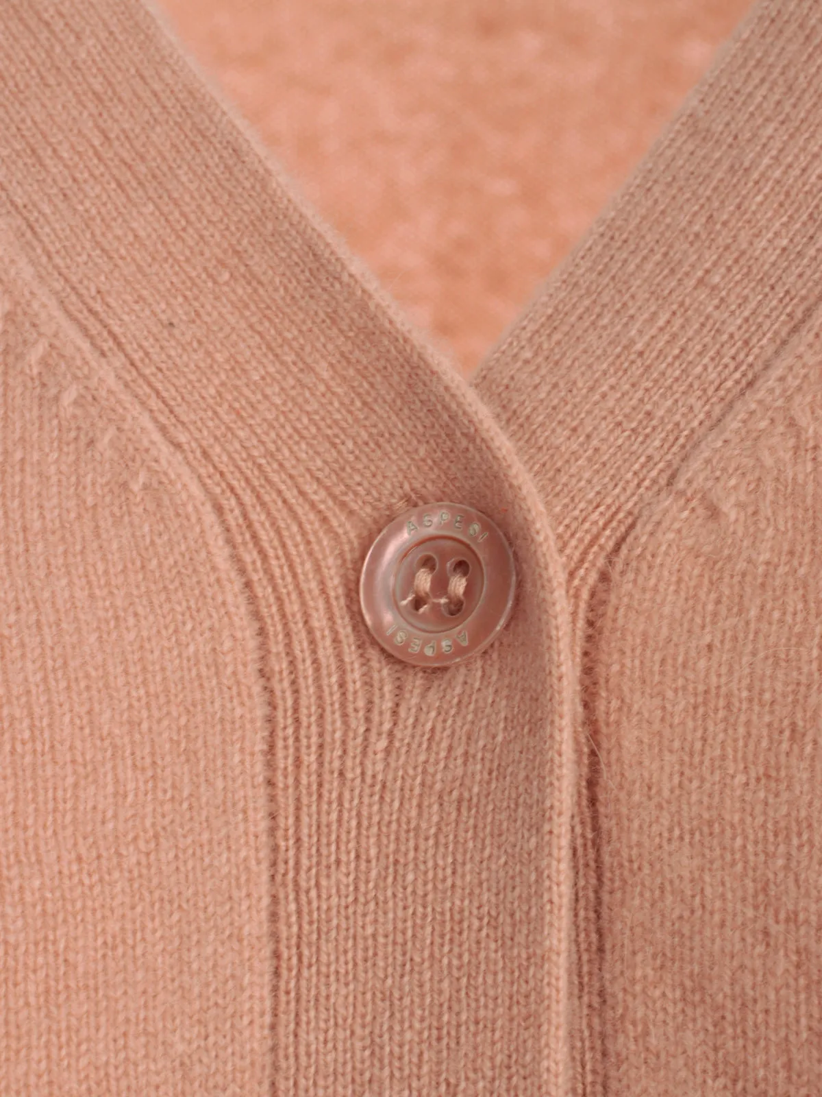 Aspesi Fine-Knit V-Neck Cardigan
