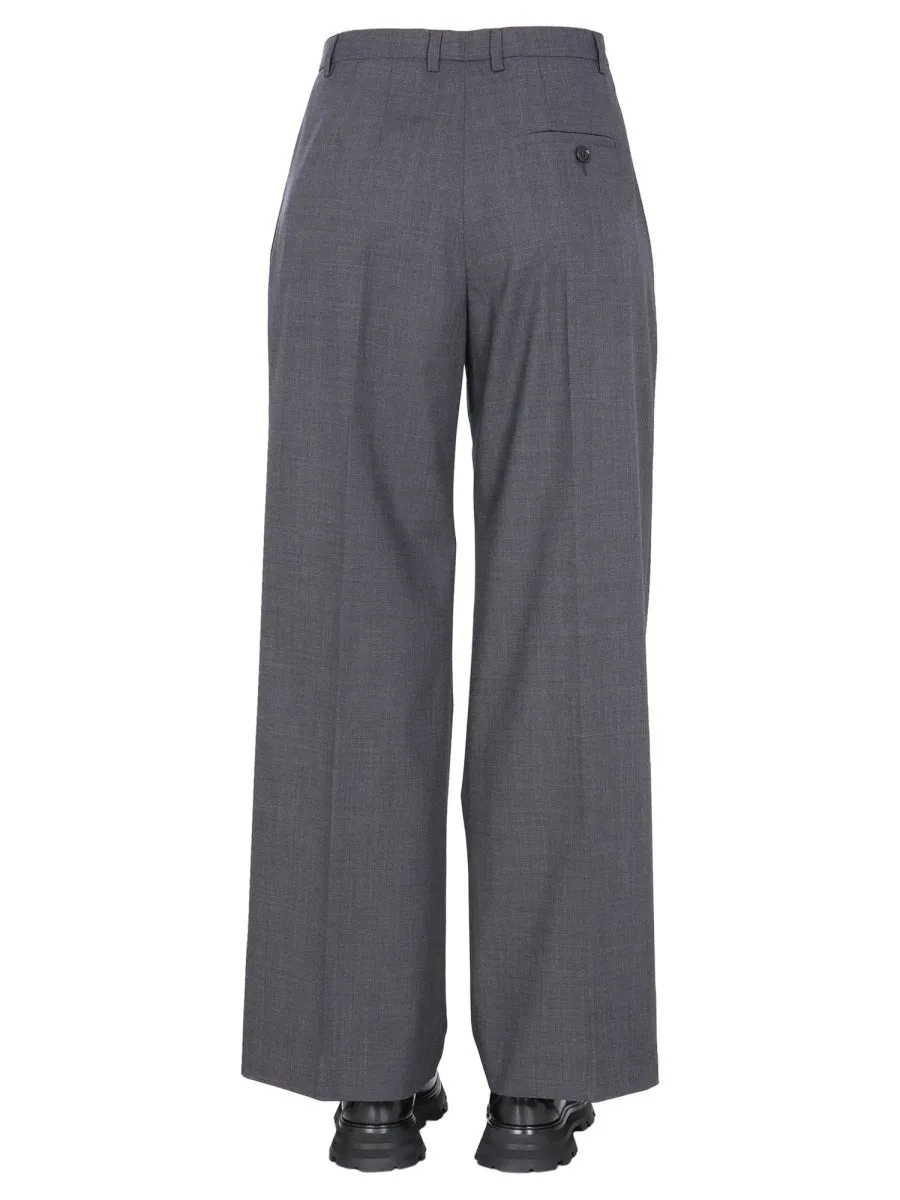 Aspesi Gabardine Wide-Leg Trousers