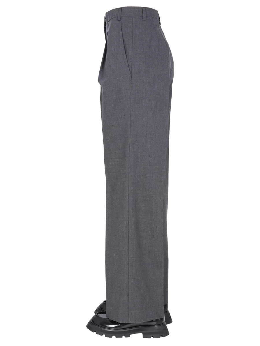 Aspesi Gabardine Wide-Leg Trousers