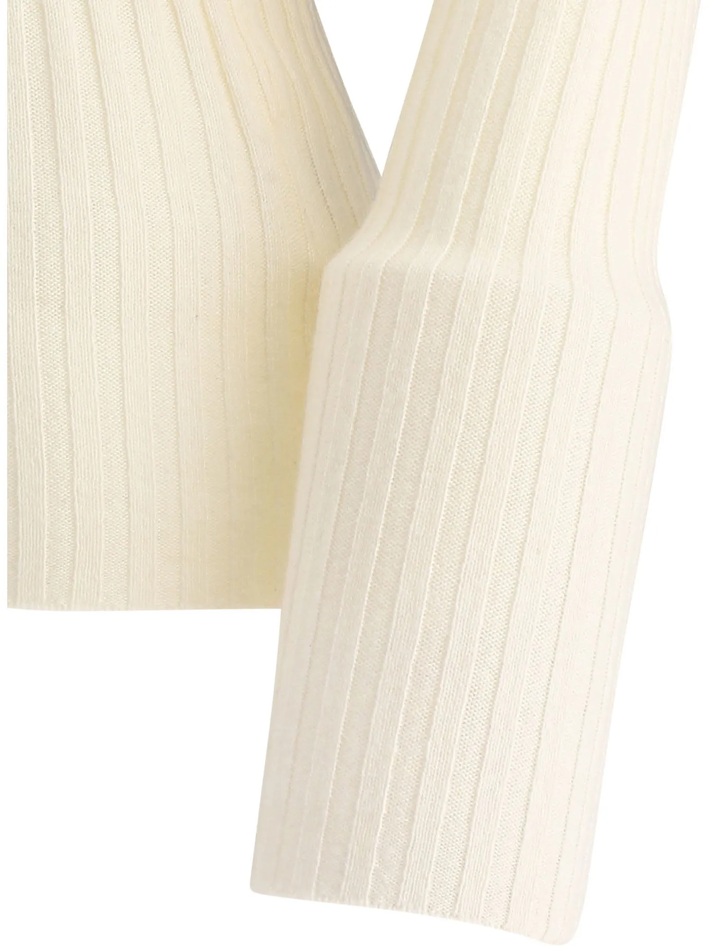 Aspesi Mock Neck Ribbed Sweater