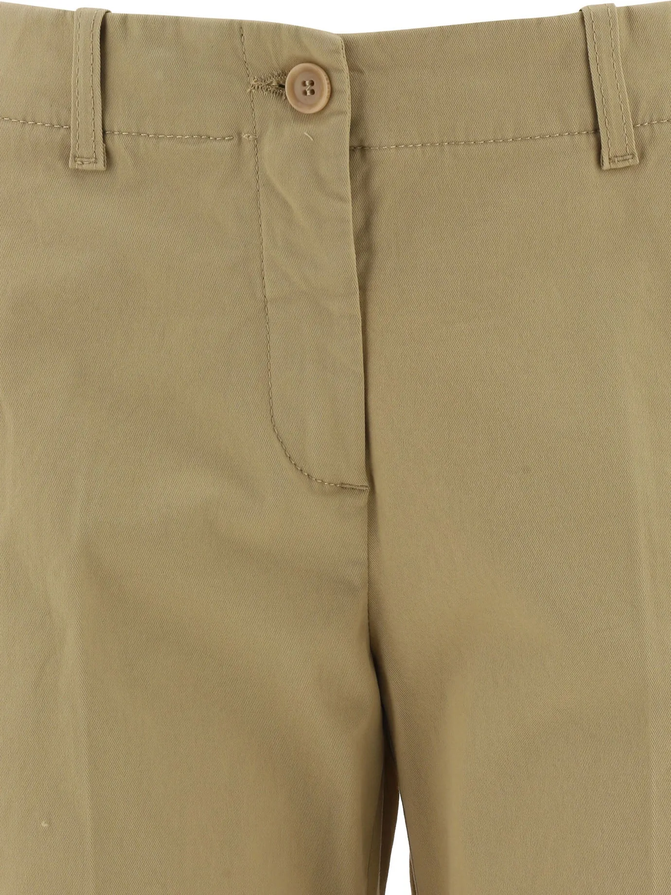 Aspesi Straight Leg Cropped Trousers