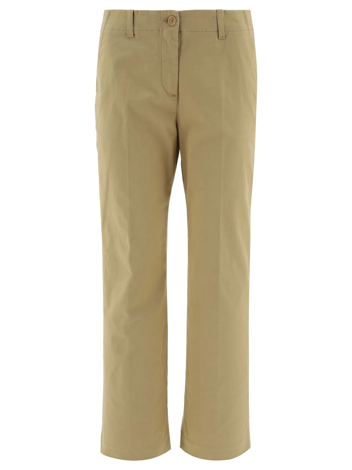 Aspesi Straight Leg Cropped Trousers