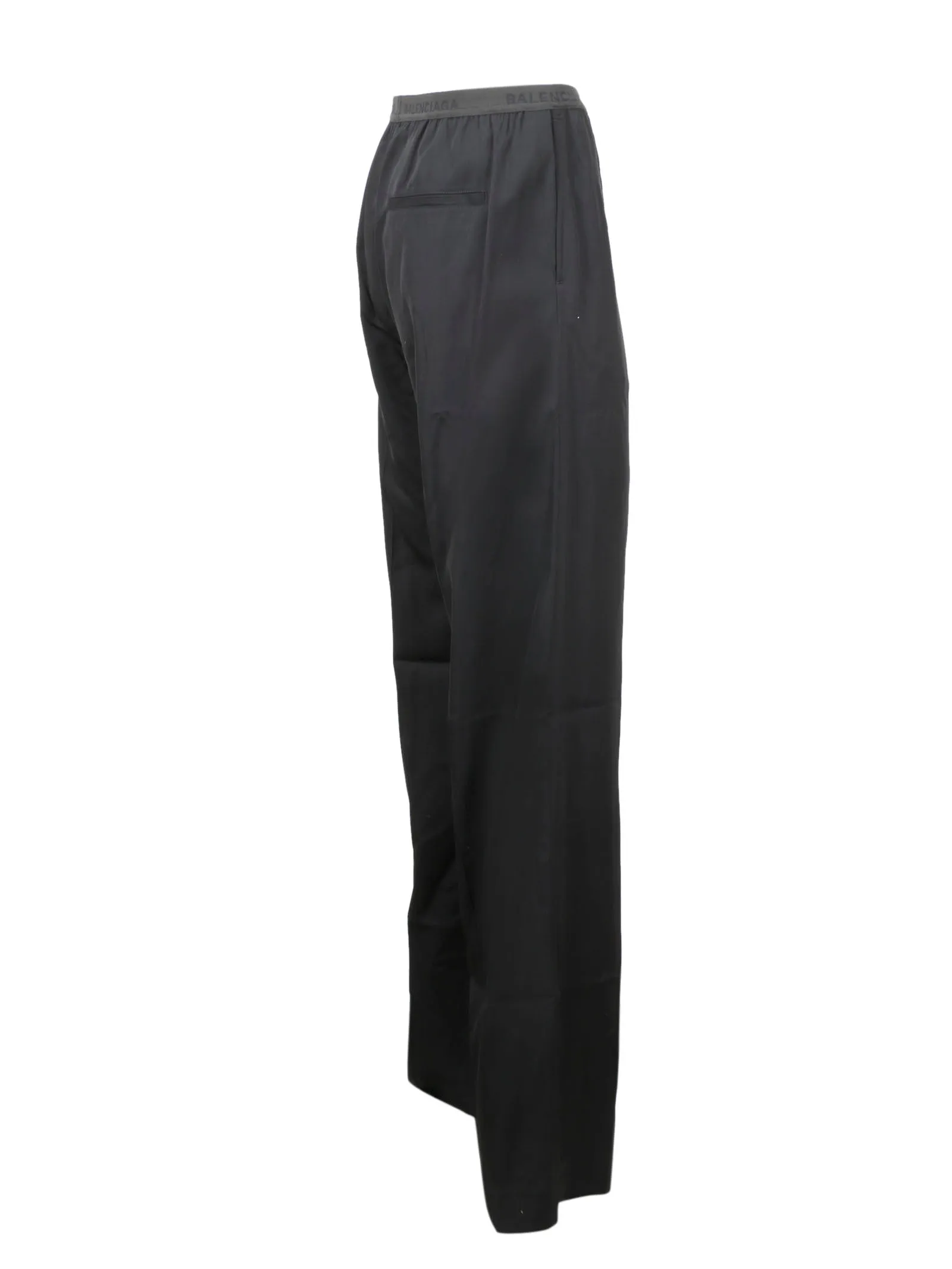 Balenciaga Logo Elastic Waist Pants