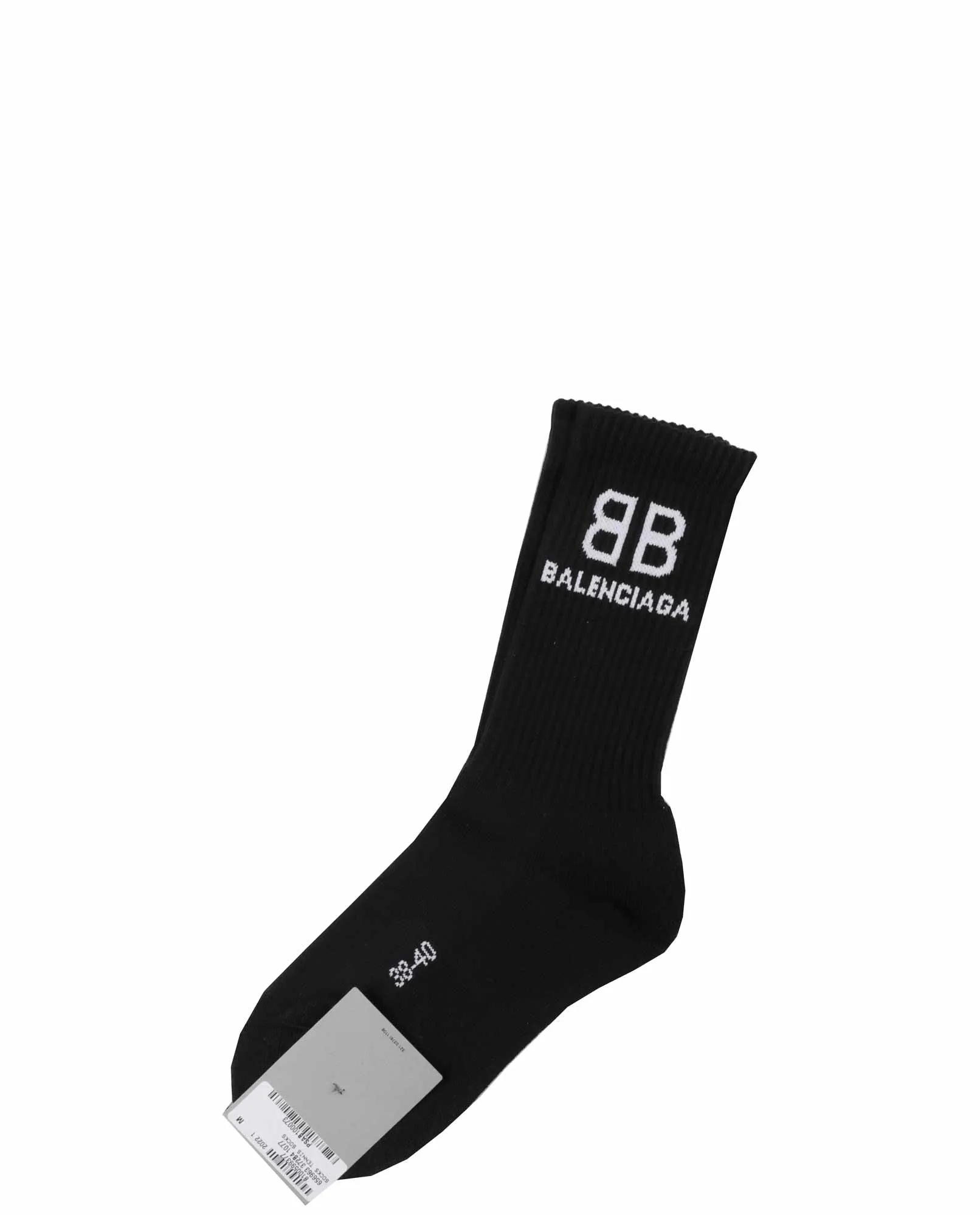 Balenciaga Logo Intarsia-Knit Tennis Socks