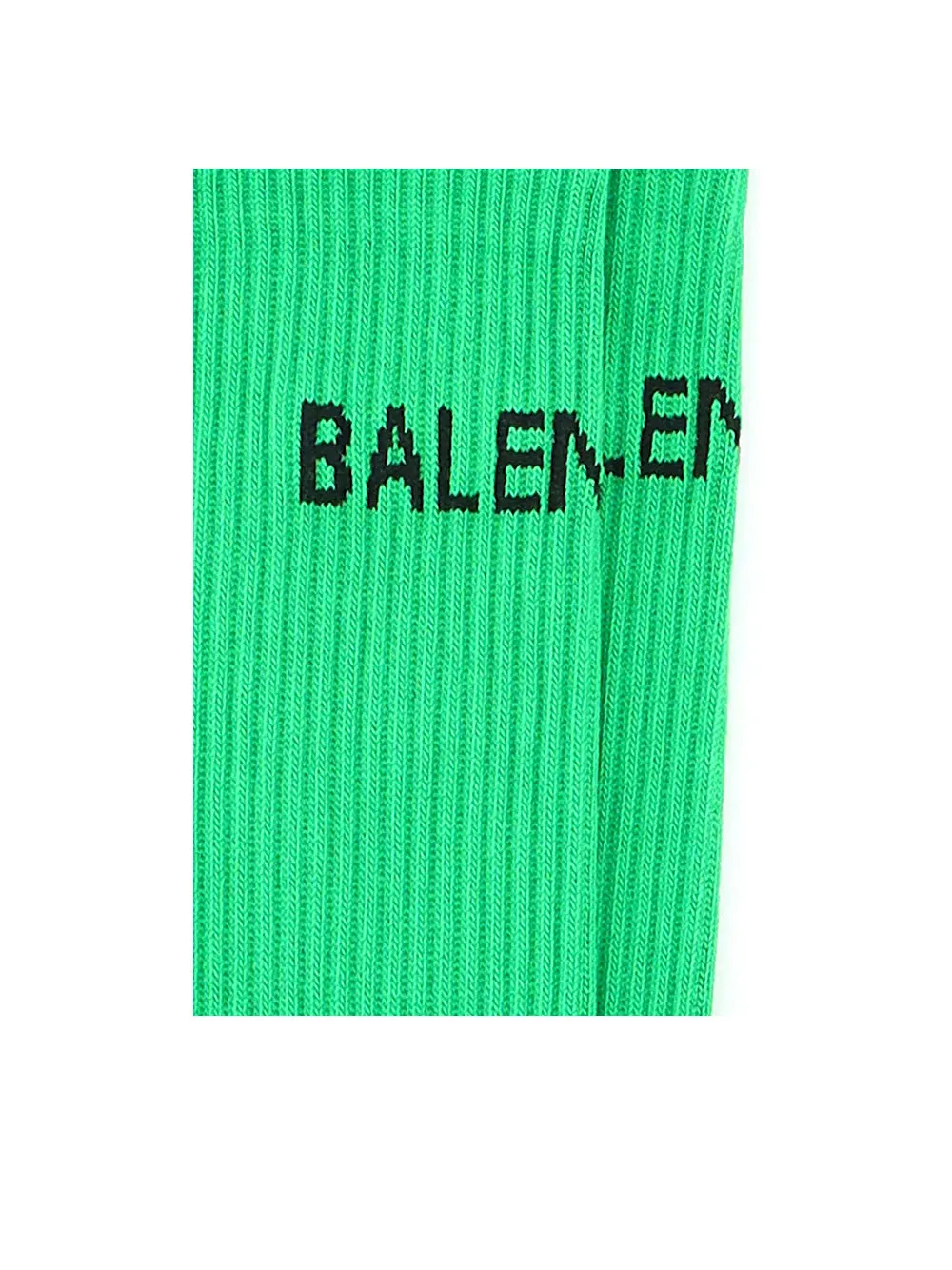Balenciaga Logo Printed Ribbed Socks