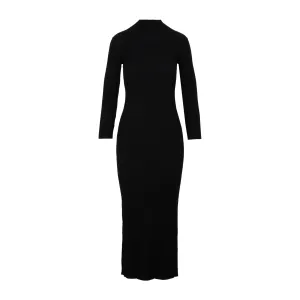 Balenciaga Micro Cable Knit Fitted Dress