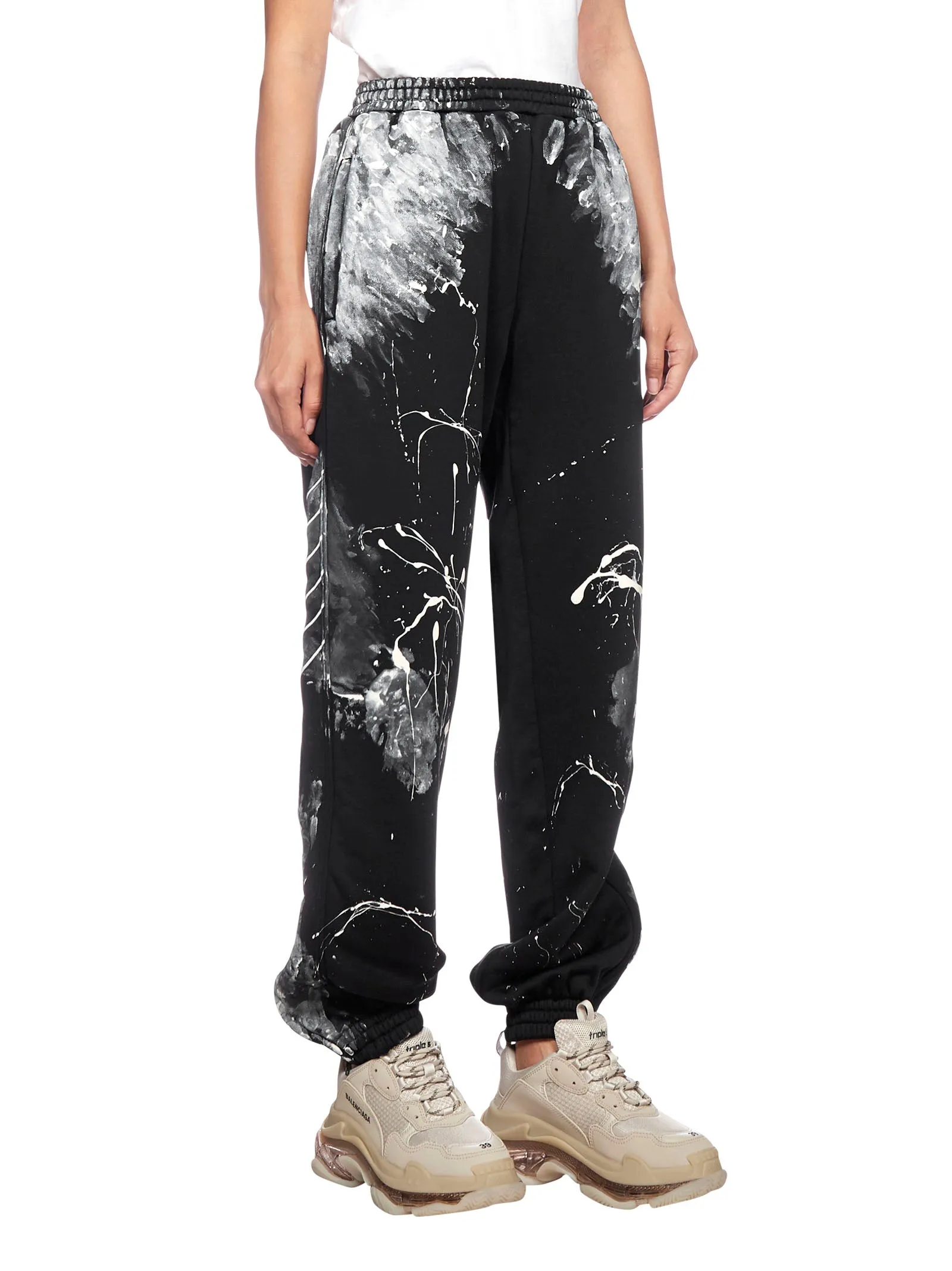 Balenciaga Painterly Printed Track Pants