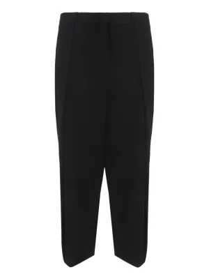 Balmain High-Waisted Cropped Trousers