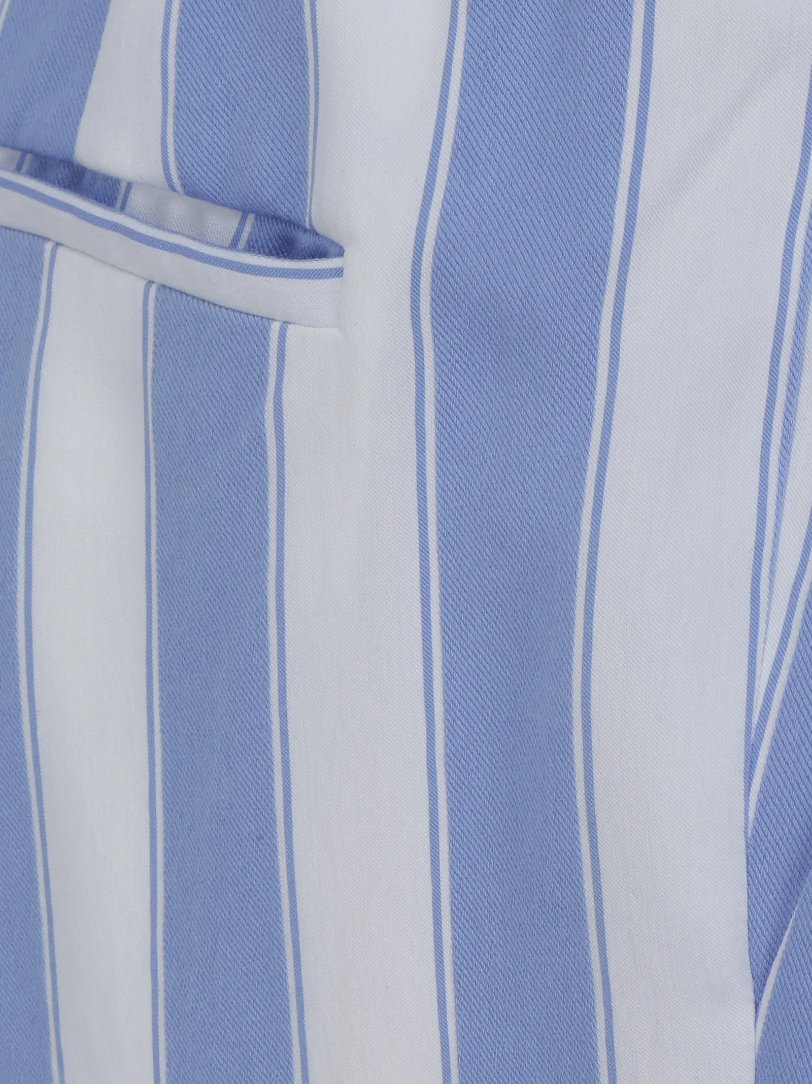 Balmain Striped Cropped Trousers