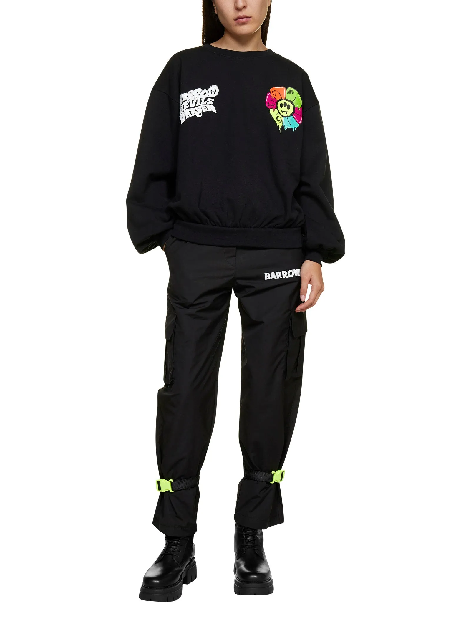 Barrow Logo-Print Straight Leg Trousers