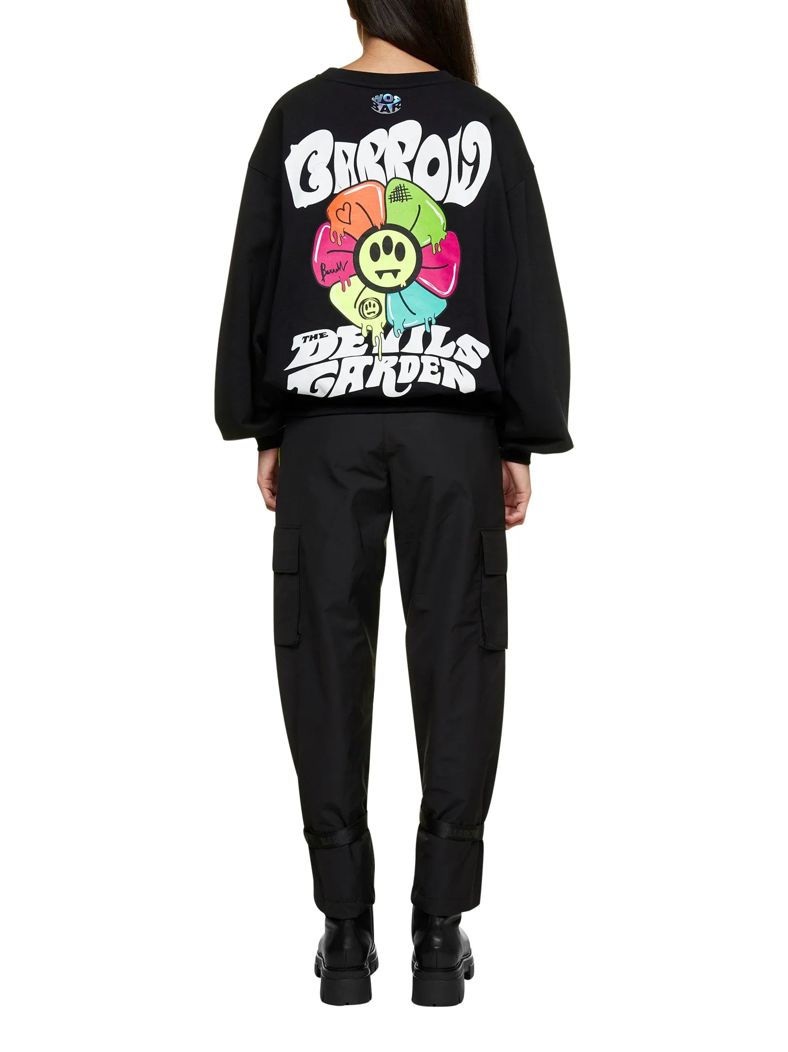 Barrow Logo-Print Straight Leg Trousers