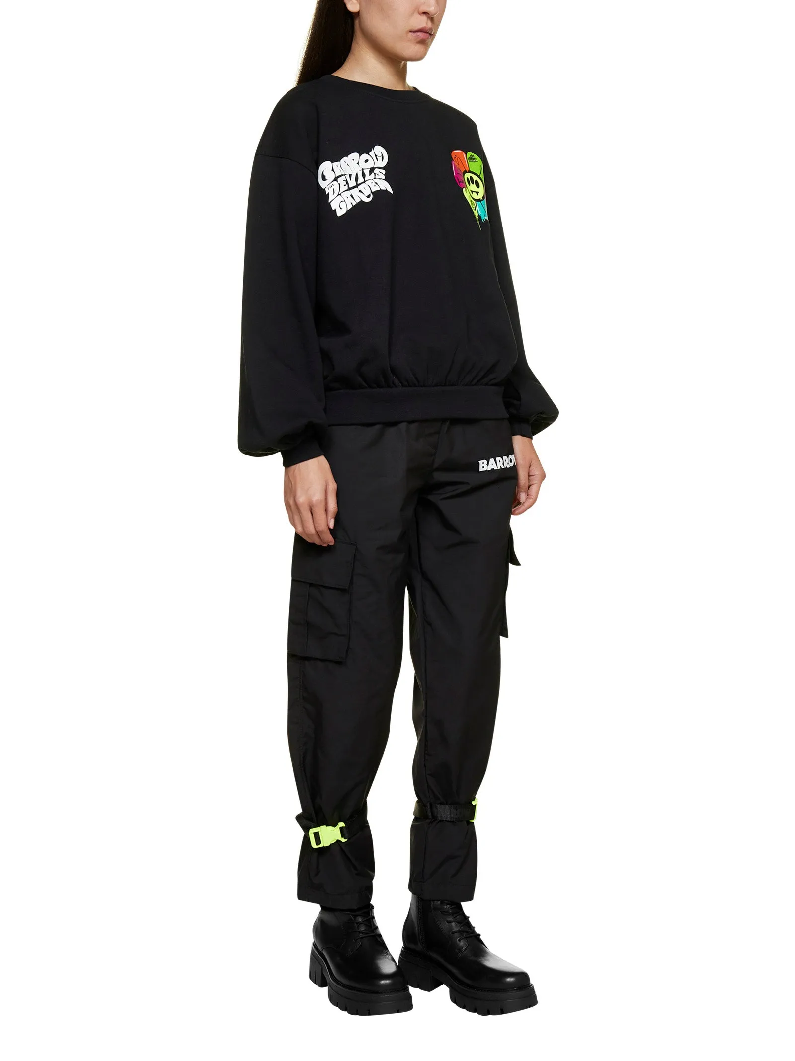Barrow Logo-Print Straight Leg Trousers