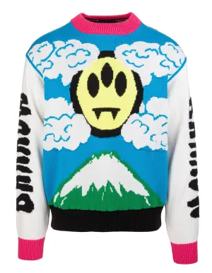 Barrow Volcano Intarsia Knit Jumper