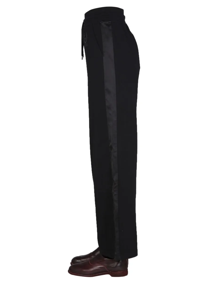 Belstaff Embroidered Logo Drawstring Pants