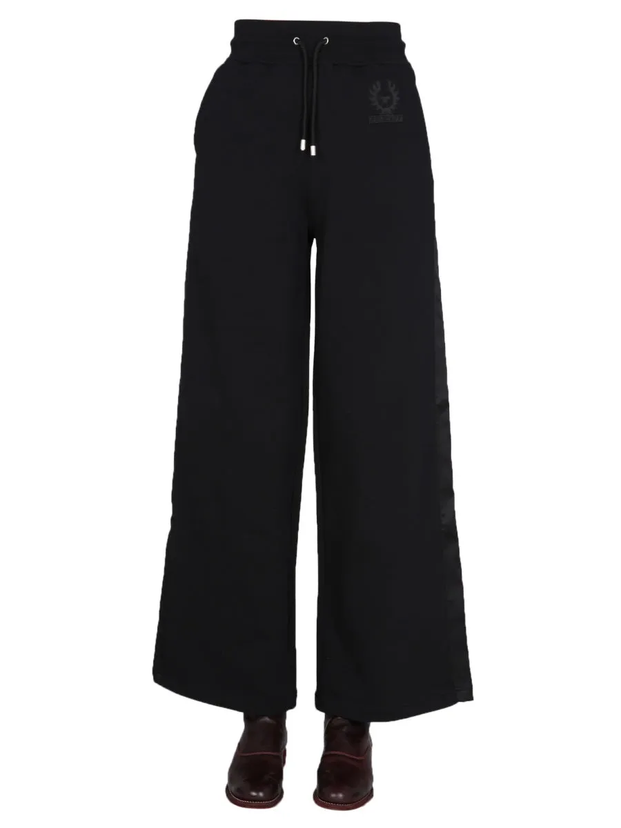 Belstaff Embroidered Logo Drawstring Pants