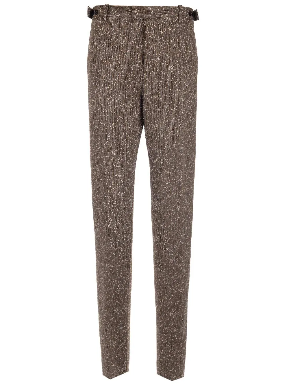 Bottega Veneta Herringbone Straight Trousers