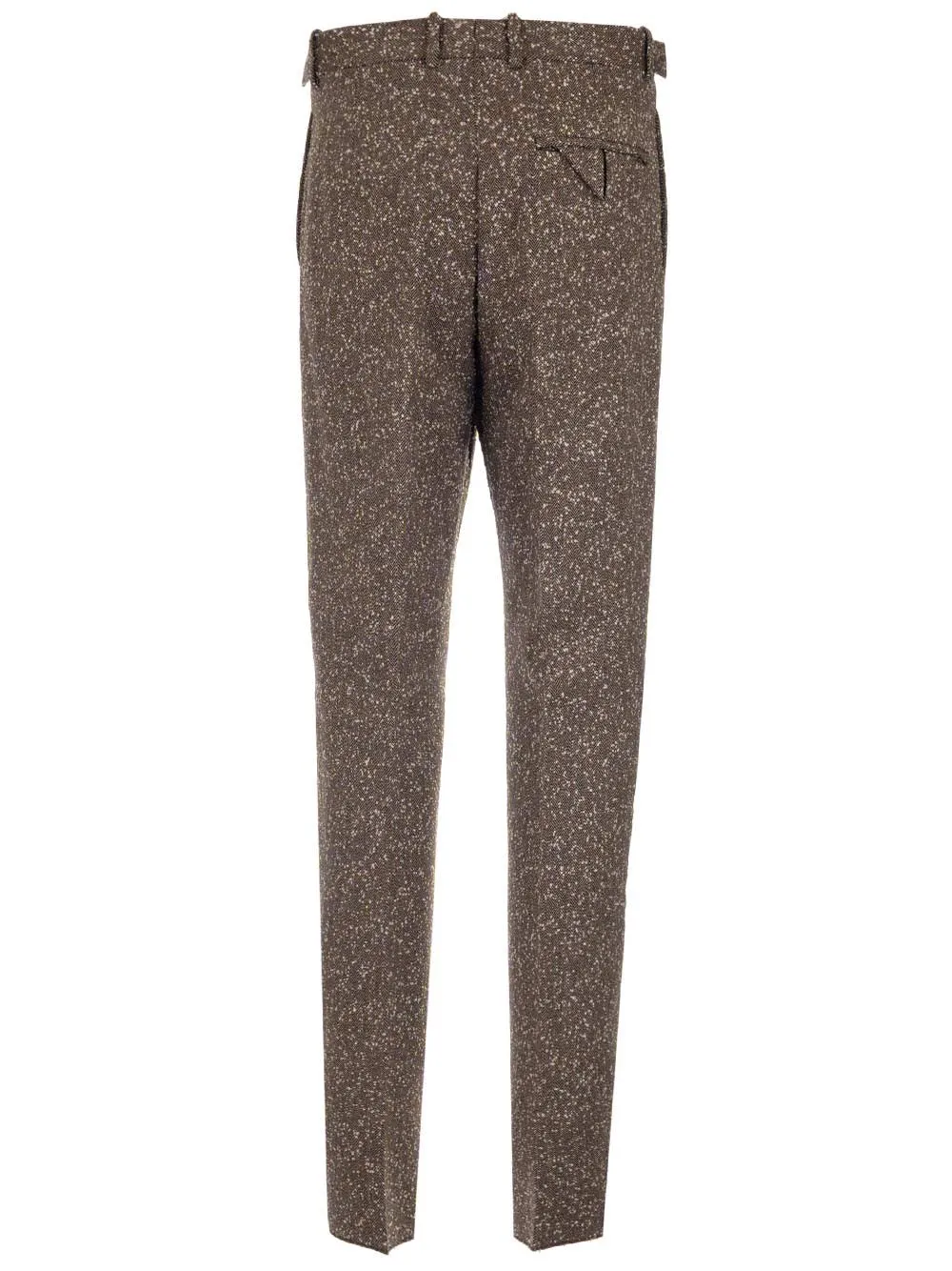 Bottega Veneta Herringbone Straight Trousers
