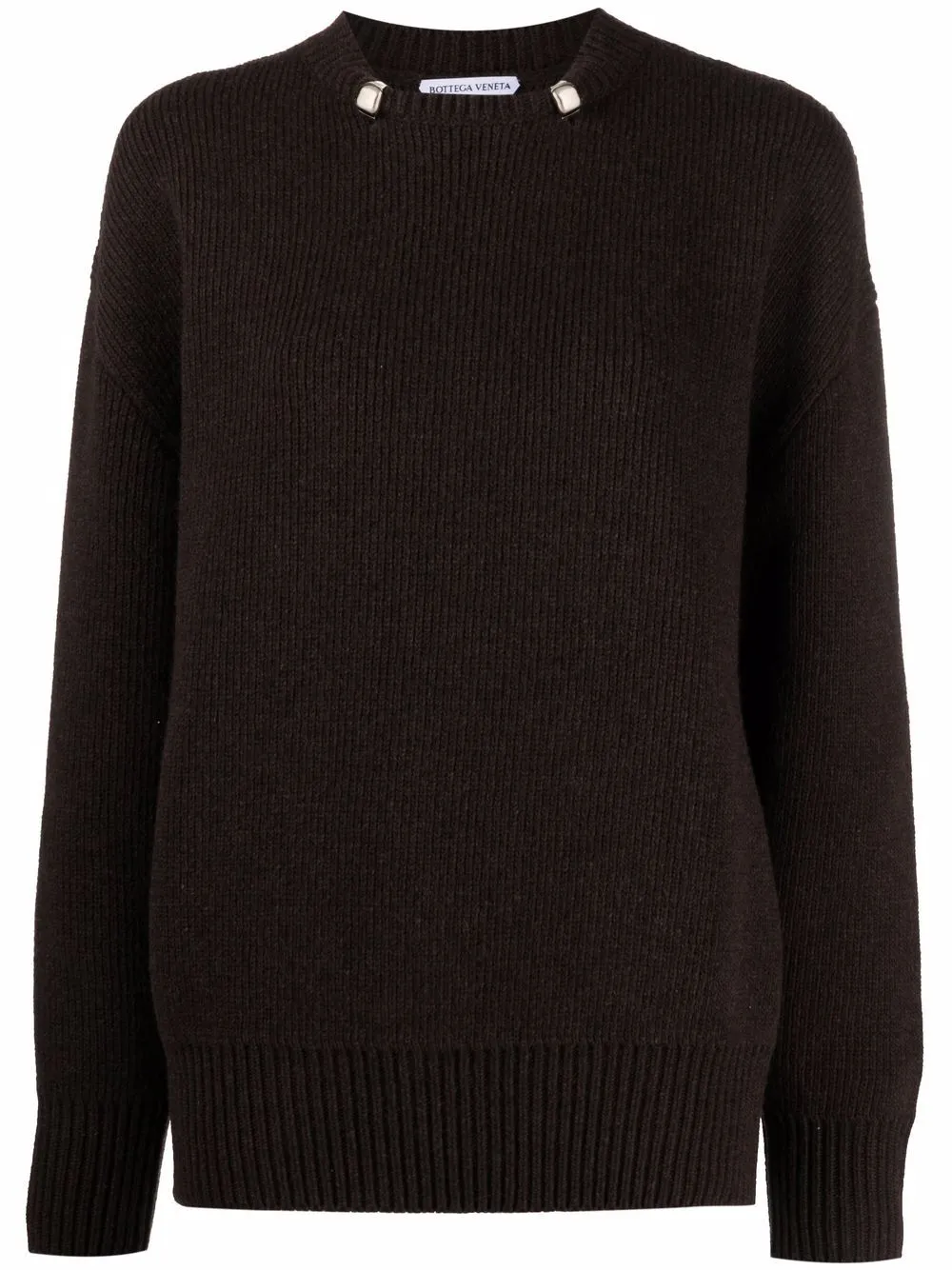 Bottega Veneta Ring Embellished Knit Sweater
