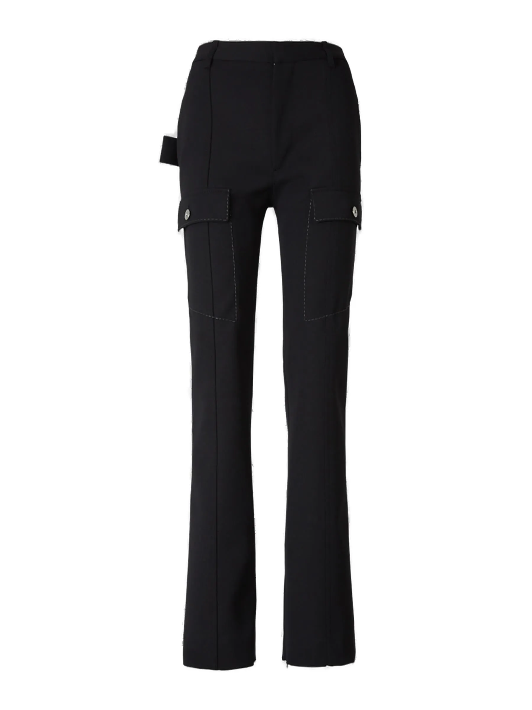 Bottega Veneta Slit-Hem Cargo Pants