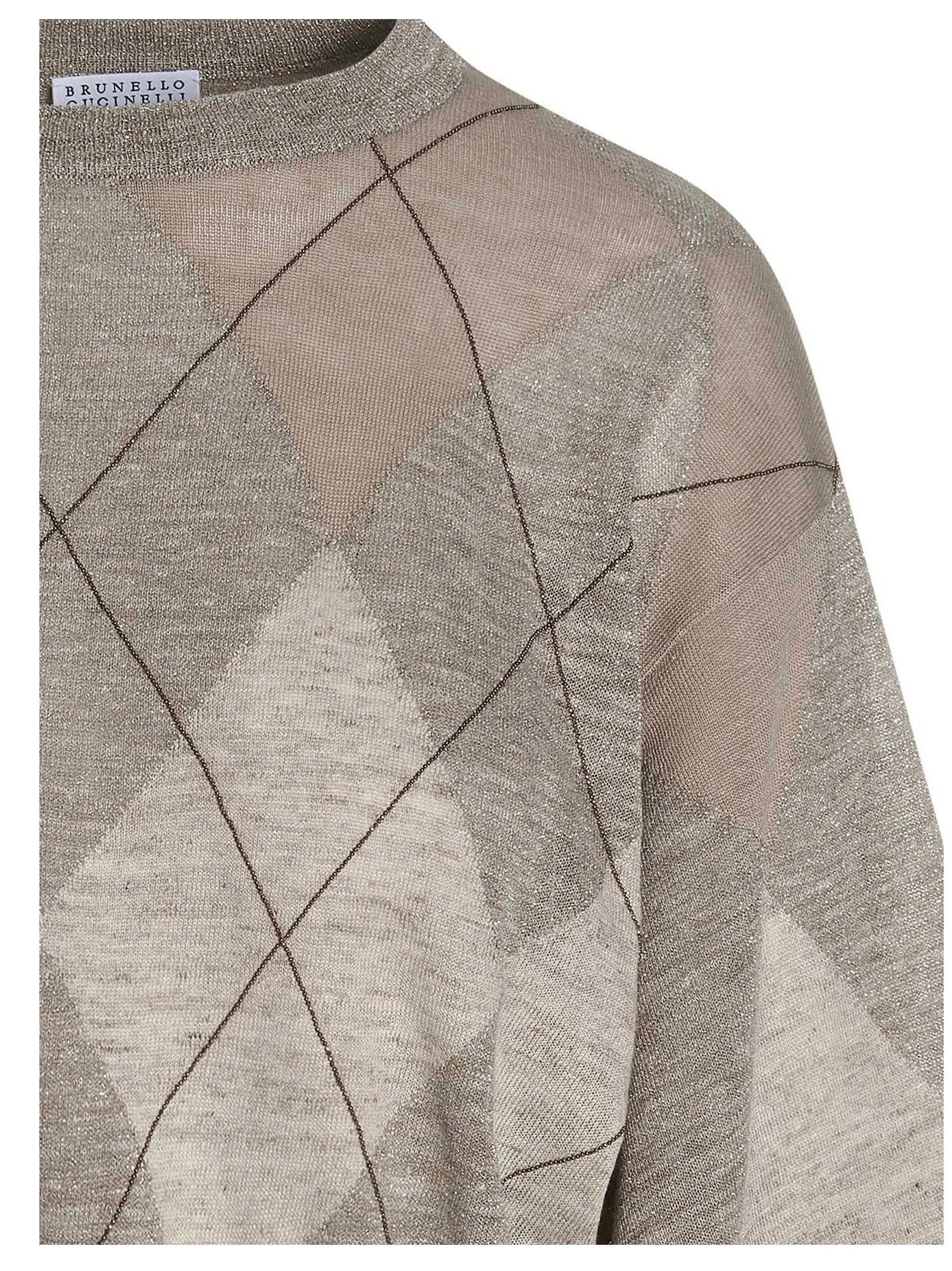 Brunello Cucinelli Argyle Knit Jumper