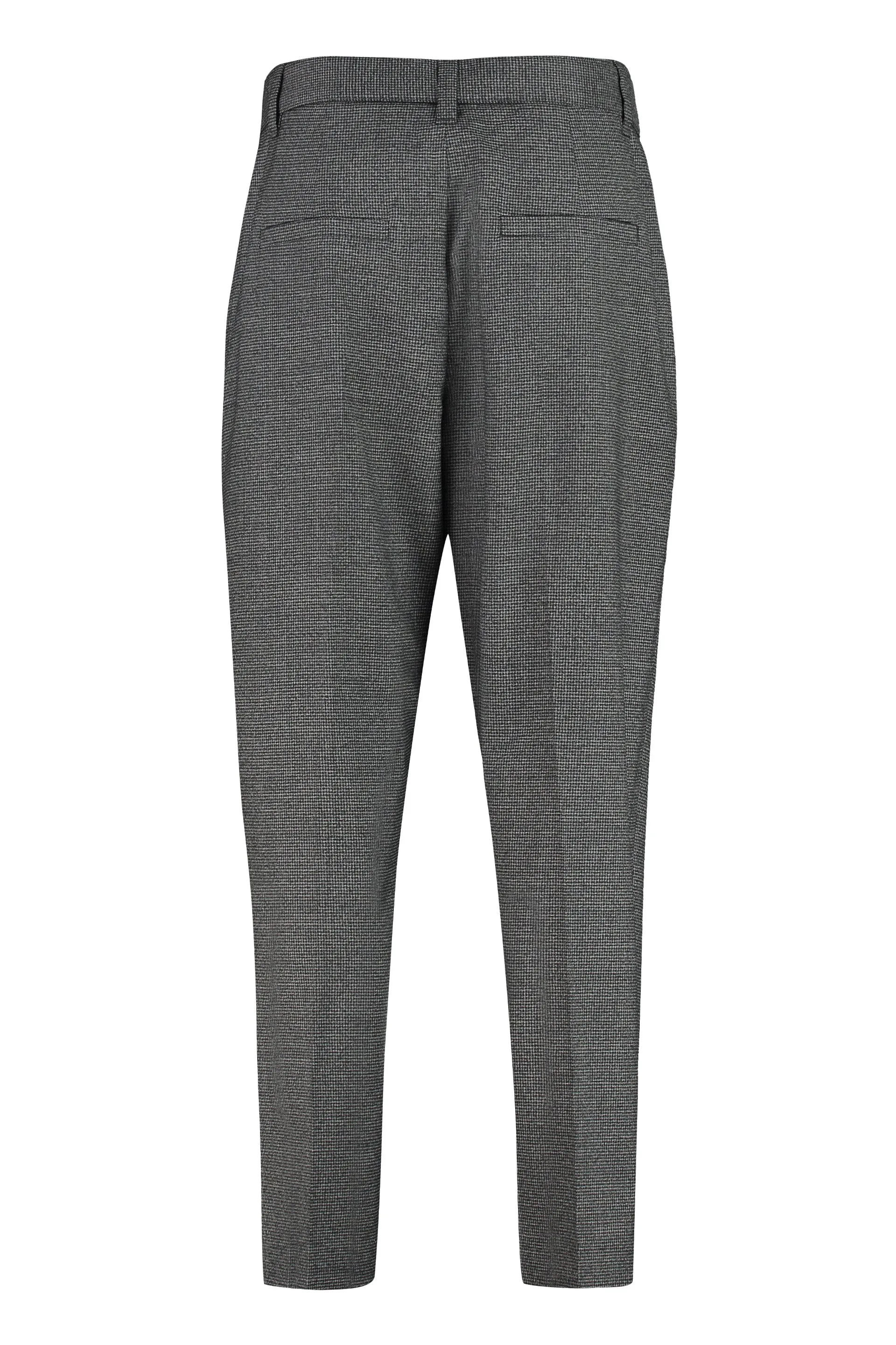 Brunello Cucinelli Belted Houndstooth Pants