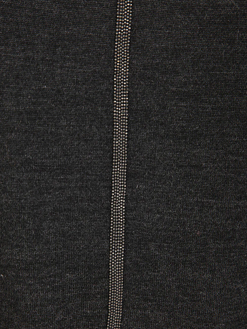 Brunello Cucinelli Embellished Ribbed Knit Jumper