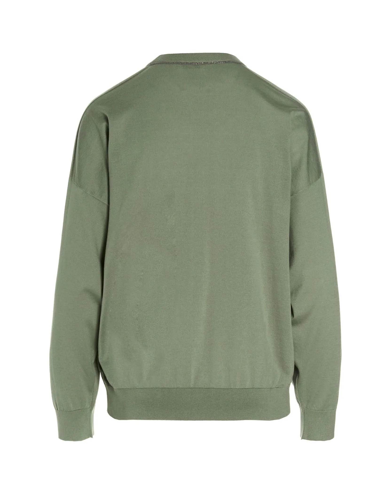 Brunello Cucinelli Long Sleeved Crewneck Sweater