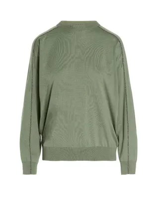 Brunello Cucinelli Long Sleeved Crewneck Sweater