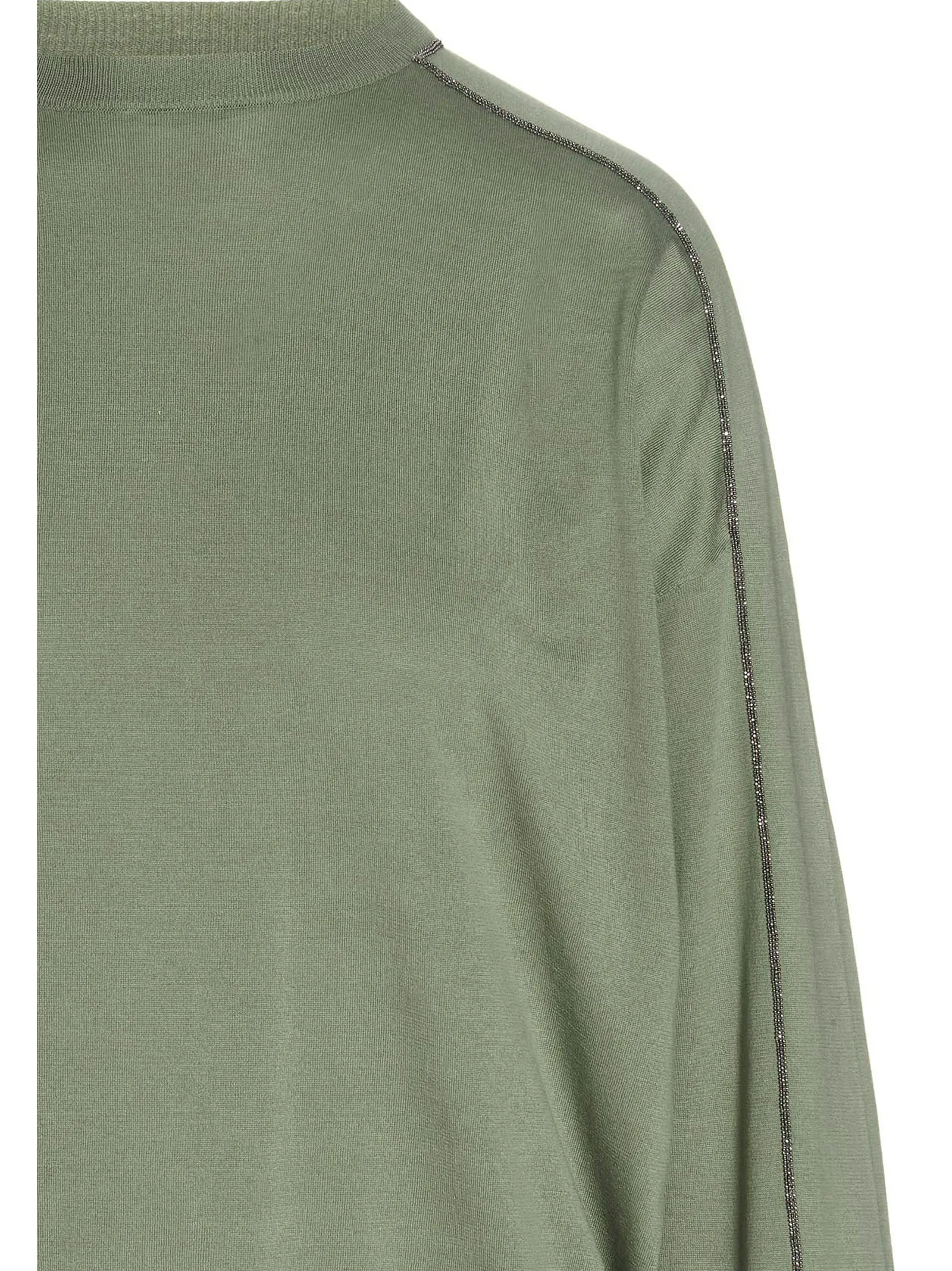 Brunello Cucinelli Long Sleeved Crewneck Sweater