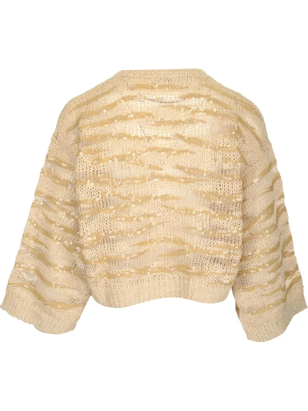 Brunello Cucinelli Sequin Embellished Knit Jumper