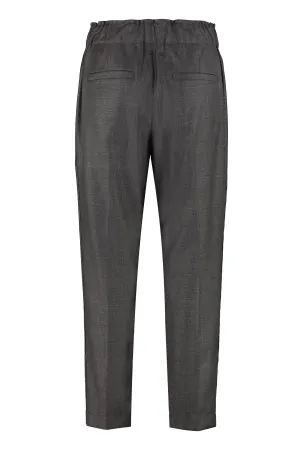 Brunello Cucinelli Tapered Paperbag Pants