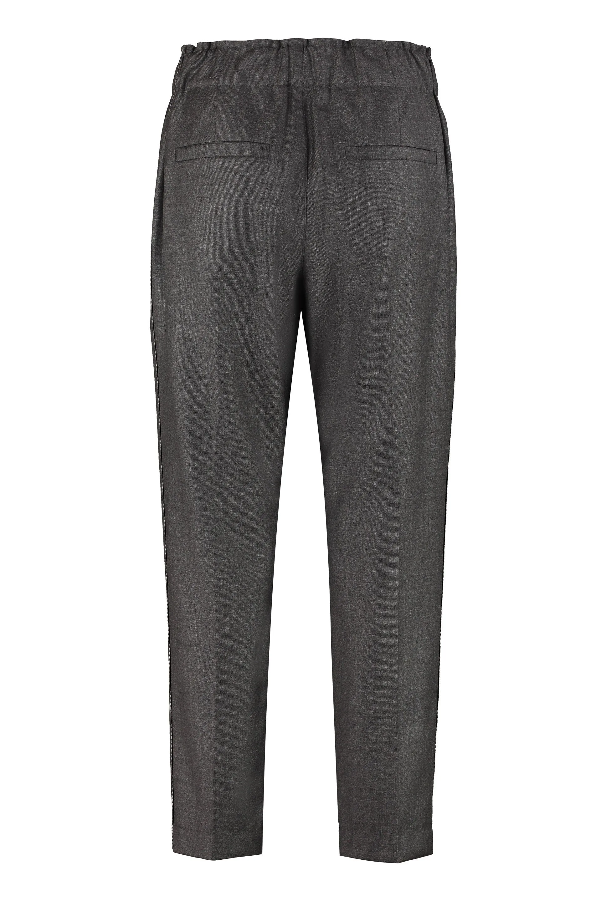 Brunello Cucinelli Tapered Paperbag Pants