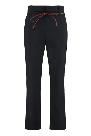 Brunello Cucinellie Belted Cropped Trousers