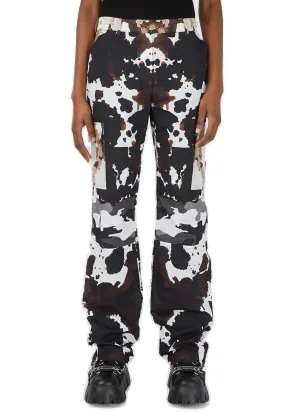 Burberry Camouflage Print Cargo Pants