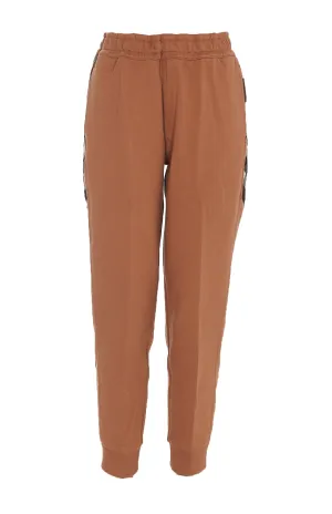 Burberry Check Panel Jogging Pants