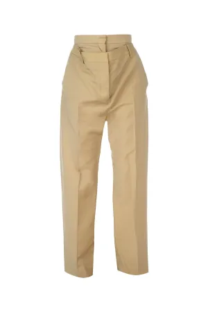 Burberry Double-Waist Tailored Trousers