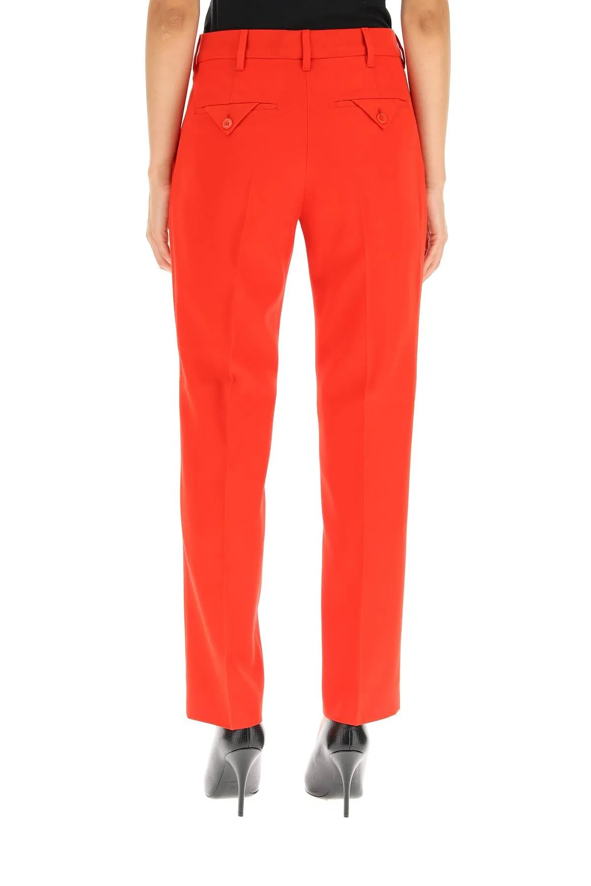 Burberry High-Rise Tailored Trousers