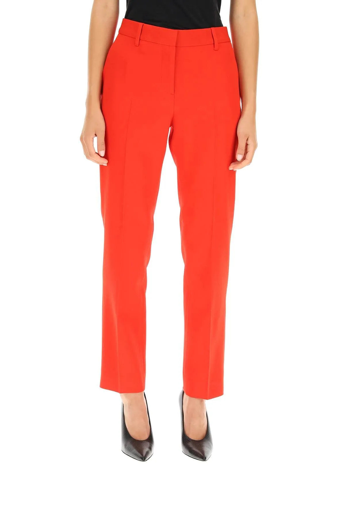 Burberry High-Rise Tailored Trousers